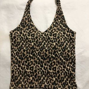 Cheetah Print Crop Top